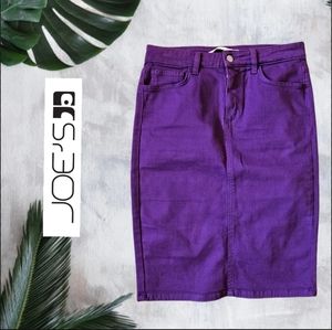 Joe's jeans Purple Pencil Skirt